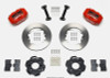 Wilwood Forged Dynalite Front Hat Kit 11.00in Red Integra/Civic w/Fac.240mm Rtr - 140-8695-R