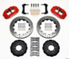 Wilwood Narrow Superlite 6R Front Hat Kit 13.06in Drilled Red E36 BMW M3 - 140-8797-DR