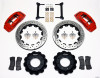 Wilwood TC6R Front Kit 16.00in Drilled Red 1999-2010 GM H2 Truck/SUV 2500 - 140-8996-DR