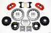 Wilwood Narrow Superlite 4R Rear P-Brk Kit 12.88in Drilled Red Chevy 12 Bolt w/ C-Clips - 140-9213-DR