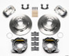 Wilwood Forged Dynalite P/S Park Brake Kit Polish Small Ford 2.50in Offset - 140-9282-P