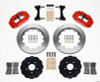 Wilwood Narrow Superlite 6R Front Hat Kit 14.00in Red Mitsubishi EVO VIII - 140-9285-R