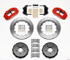 Wilwood Narrow Superlite 6R Front Hat Kit 14.00in Red 2004-2006 Pontiac GTO - 140-9296-R