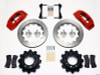 Wilwood TC6R Rear Kit 16.00in Red 1999-2010 GM Trk 2500 HD 4.84 Cntr - 140-9406-R