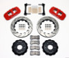 Wilwood AERO6 Front Truck Kit 14.25in Drill Red 1999-2014 GM Truck/SUV 1500 - 140-9789-DR