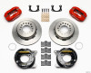 Wilwood Forged Dynalite P/S Park Brake Kit Red New Big Ford 2.50in Offset Front Caliper Mount - 140-9791-R