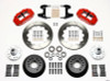 Wilwood Narrow Superlite 6R Front Hub Kit 12.88in Red 74-80 Pinto/Mustang II Disc Spindle only - 140-9801-R