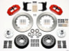 Wilwood Narrow Superlite 6R Front Hub Kit 14.00in Red 67-69 Camaro 64-72 Nova Chevelle - 140-9804-R