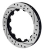 Wilwood Rotor-SV-SRP 72 Iron-RH-Drill-BLK 14.25 x 1.10 - 12 on 8.75in - 160-11309-BK