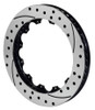 Wilwood Rotor-SV-SRP 72 Iron-RH-Drill-BLK 14.25 x 1.25 - 12 on 8.75in - 160-11313-BK