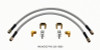 Wilwood Flexline Kit 18inch M10x1.50 IF 1/8-27 NPT 90 Degree - 220-15263