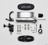 Wilwood HV Tandem M/C Kit w L/H Bracket & Prop Valve - 15/16in Bore Ball Burnished-W/Pushrod - 261-13626-P