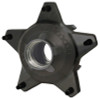 Wilwood Hub-Starlite 55 Front w/Cap Std. Offset 5/8 Studs-Drilled-Black - 270-6735BD