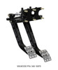 Wilwood Adjustable-Trubar Dual Pedal - Brake / Clutch - Rev. Swing Mount -6.25:1 Brake 5.1:1 Clutch - 340-15075