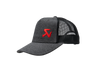 Akrapovic Logo Trucker Cap - Ash Grey / Black Mesh - 802282 User 1