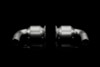 Akrapovic 10-13 Porsche 911 Turbo/Turbo S (997) Link Pipe Set w/ Cat (Titanium) - L-PO997TFLS-100