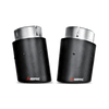 Akrapovic 16-17 BMW 340i (F30 F31) Evolution Line Cat Back (SS) w/ Carbon Tips (Req. Link Pipe) - MTP-BM/SS/2H