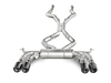 Akrapovic 15-17 BMW X5M (F85) Evolution Line Cat Back (Titanium) w/ Carbon Tips - S-BM/T/1