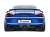 Akrapovic 16-16 Porsche Boxster Spyder / Cayman GT4 (981) Slip-On Line (Titanium) w/ Titanium Tips - S-PO981SO2-HT