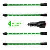 XK Glow Single Color XKGLOW UnderglowLED Accent Light Car/Truck Kit Green - 4x8In - XK041004-G
