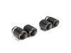Akrapovic 2021+ BMW G87 M2, G80 M3 & G82 M4 Classic Carbon Design Tail Pipe Set - TP-CT/68