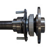 Yukon Chromoly Rear Axle Kit Dana 44 Narrow Track w/E-Locker Right Hand 33.25in Long - YA WD44JLRUB-R-SBK