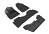 3D MAXpider 2014-2020 Acura MDX Kagu 1st & 2nd & 3rd Row Floormats - Black - L1AC00601509 Photo - Primary