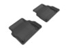 3D MAXpider 2011-2017 Audi A8 Kagu 2nd Row Floormats - Black - L1AD03121509
