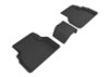 3D MAXpider 2015-2018 Audi Q3 Kagu 2nd Row Floormats - Black - L1AD03921509