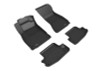 3D MAXpider 18-20 Audi A5 Coupe / S5 Coupe Kagu 1st and 2nd Row Floormats - Black - L1AD04901509 Photo - Primary