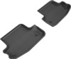 3D MAXpider 18-20 Audi A5 Coupe / S5 Coupe Kagu 2nd Row Floormats - Black - L1AD04921509