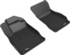 3D MAXpider 19-23 Audi A6/A7 / 21-24 RS6/RS7 Kagu 1st Row Floormats - Black - L1AD05411509