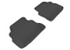 3D MAXpider 2007-2013 BMW 3 Series E92 Kagu 2nd Row Floormats - Black - L1BM02521509