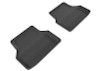 3D MAXpider 2004-2010 BMW 5 Series E60 Kagu 2nd Row Floormats - Black - L1BM05021509
