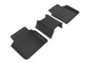 3D MAXpider 2016-2020 BMW 7 Series Kagu 2nd Row Floormats - Black - L1BM07621509