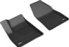 3D MAXpider 20-21 Cadillac XT6 Kagu 1st Row Floormats - Black - L1CD02111509