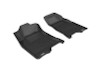 3D MAXpider 2004-2012 Chevrolet/GMC Colorado/Canyon Crew Cab Kagu 1st Row Floormat - Black - L1CH02711509