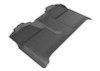 3D MAXpider 2007-2013 Chevrolet Silverado Crew Cab Kagu 2nd Row Floormats - Black - L1CH04721509