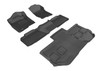 3D MAXpider 11-14 Chevrolet Suburban w/ Bucket 2nd Row Kagu Black Full Set - L1CH05401509 Photo - Primary