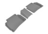 3D MAXpider 2016-2020 Chevrolet Malibu Kagu 2nd Row Floormats - Gray - L1CH07721501