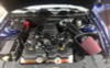 JLT 11-14 Ford Mustang GT (w/Roush/Whipple S/C) Black Textured Big Air Intake w/Red Filter -Tune Req
