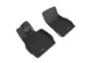 3D Maxpider 20-22 Chevrolet Corvette C8 20-22 Kagu Floor Mats - Black R1 - L1CH09611509