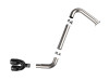 aFe Takeda 21-25 Hyundai Elantra 1.6L (t) 3in. SS Axle-Back Exhaust System w/Black Tips - 49-37045-B Photo - Unmounted