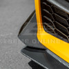 EOS Carbon Fiber Front Splitter & Candards Extended Z07 Style - 23+ C8 Corvette Z06 (FLIP-1176-BKCF_SPLITTER-528-BKCF)
