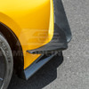 EOS Carbon Fiber Front Splitter & Candards Extended Z07 Style - 23+ C8 Corvette Z06 (FLIP-1176-BKCF_SPLITTER-528-BKCF)