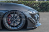 EOS Carbon Fiber Front Splitter Outers - 2020+ Toyota Supra A91 (FLIP-475-BKCF)