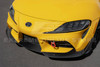 EOS Carbon Fiber Front Splitter - 2020+ Toyota Supra A91 (FLIP-1020-BKCF)