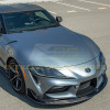 EOS Carbon Fiber Front Splitter Artisan Spirit - 2020+ Toyota Supra A90 (FLIP-260-BKCF)