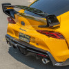 EOS Gloss Black High Wing Rear Spoiler GR - 2020+ Toyota Supra A90 (SPOILER-443-V2-ABS-MID_SPLITTER-443-V2-ABS)