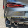 EOS Carbon Fiber Rear Apron Lip Artisan Spirit - 2020+ Toyota Supra A90 (RLIP-262-BKCF)